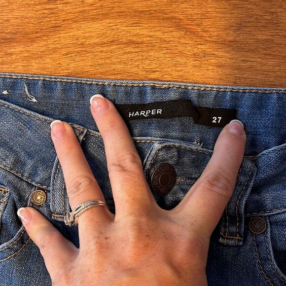 Harper Skinny Jeans with Distressed Details - Picture 2 of 7